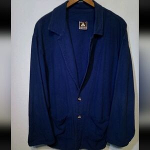 California Drawstrings Women's Small Beach Blazer Blue